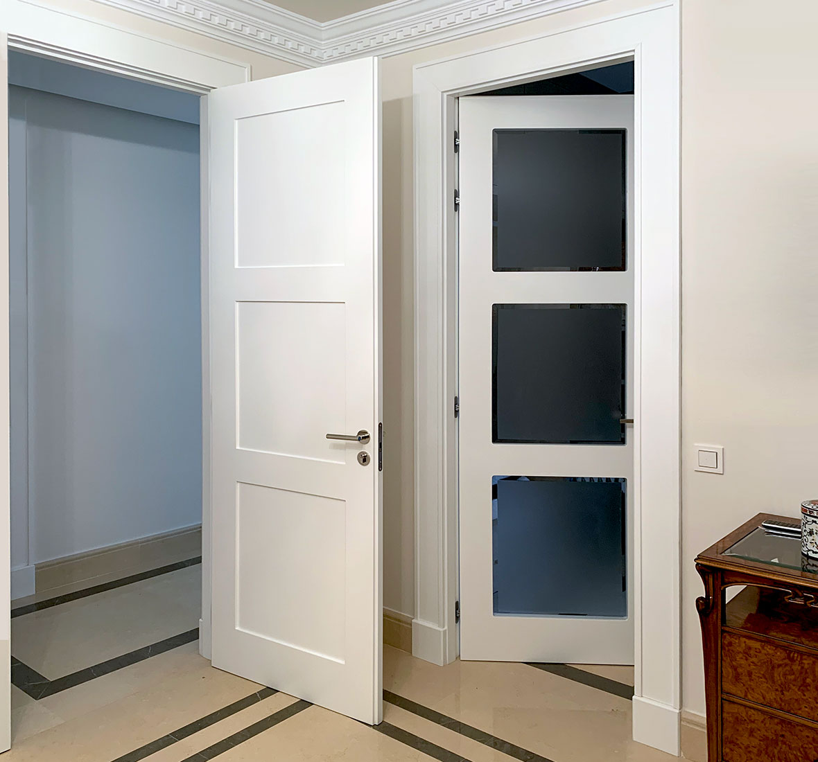 Puertas blancas interiores para tu casa ⋆ El Rincón del Arte Madrid